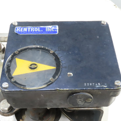 Jamesbury ST-1200 Pneumatic Rotary Valve Actuator Assembly 150 PSI 1-5/8" Drive