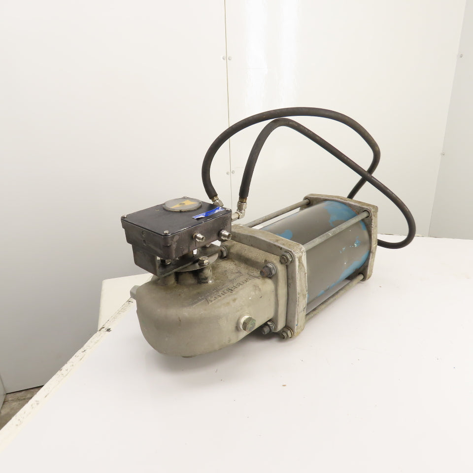 Jamesbury ST-1200 Pneumatic Rotary Valve Actuator Assembly 150 PSI 1-5/8" Drive