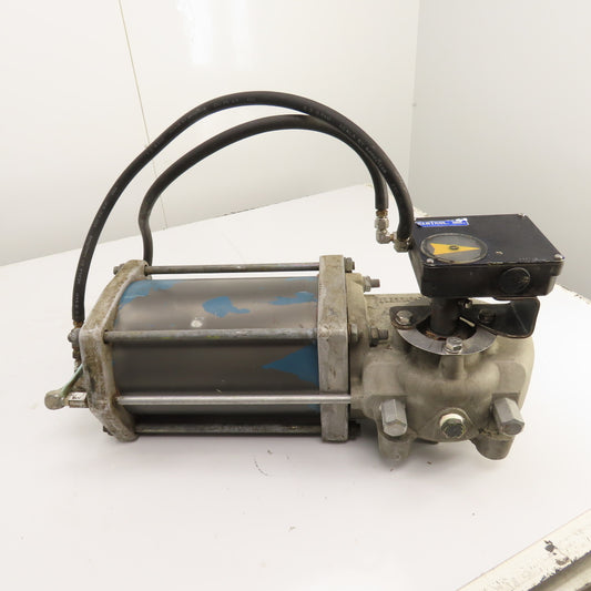 Jamesbury ST-1200 Pneumatic Rotary Valve Actuator Assembly 150 PSI 1-5/8" Drive