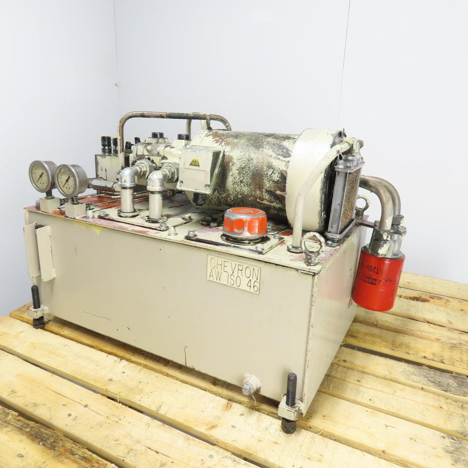 2.2KW 20 Gallon Hydraulic Power Unit 3Ph 200/220V W/ Nachi Pump 30L/min