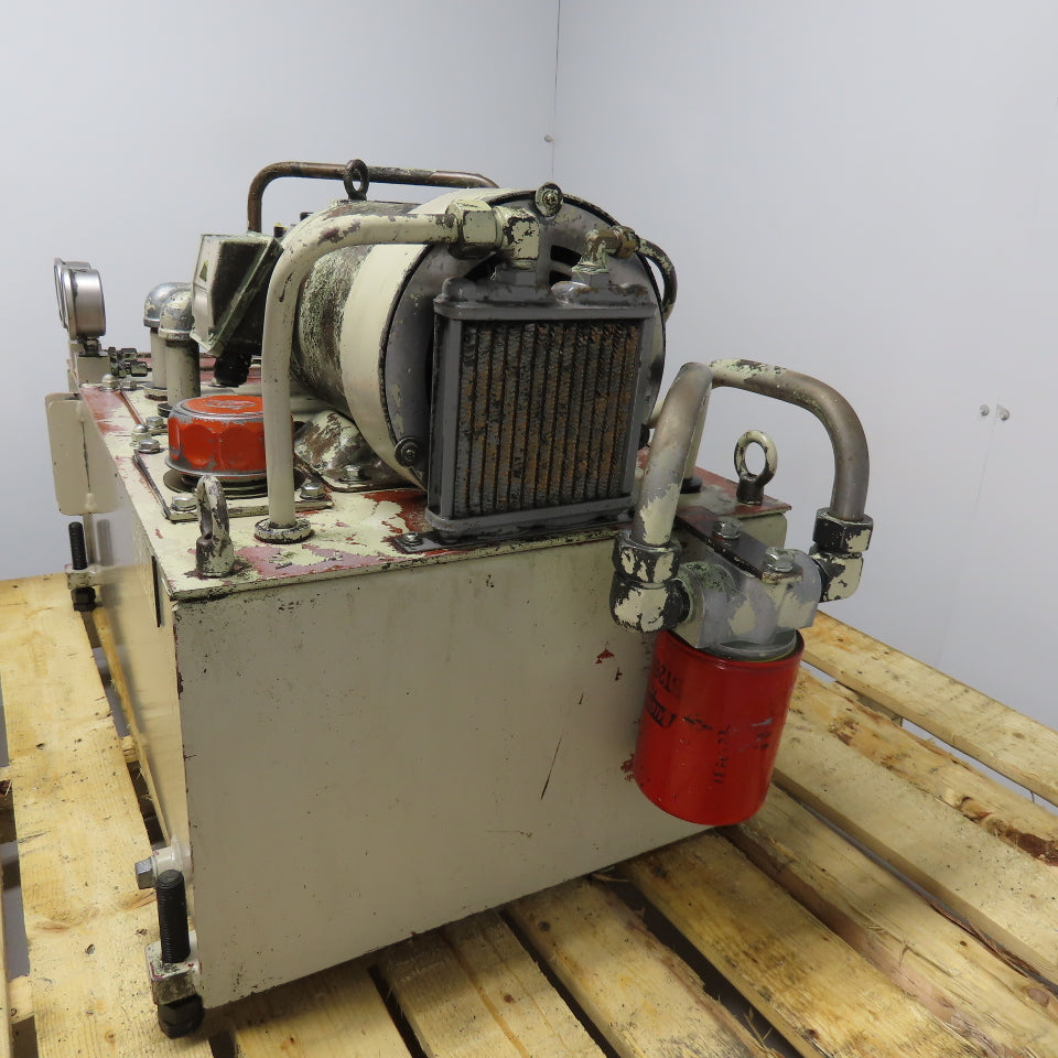 2.2KW 20 Gallon Hydraulic Power Unit 3Ph 200/220V W/ Nachi Pump 30L/min