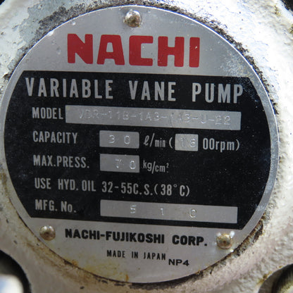 2.2KW 20 Gallon Hydraulic Power Unit 3Ph 200/220V W/ Nachi Pump 30L/min