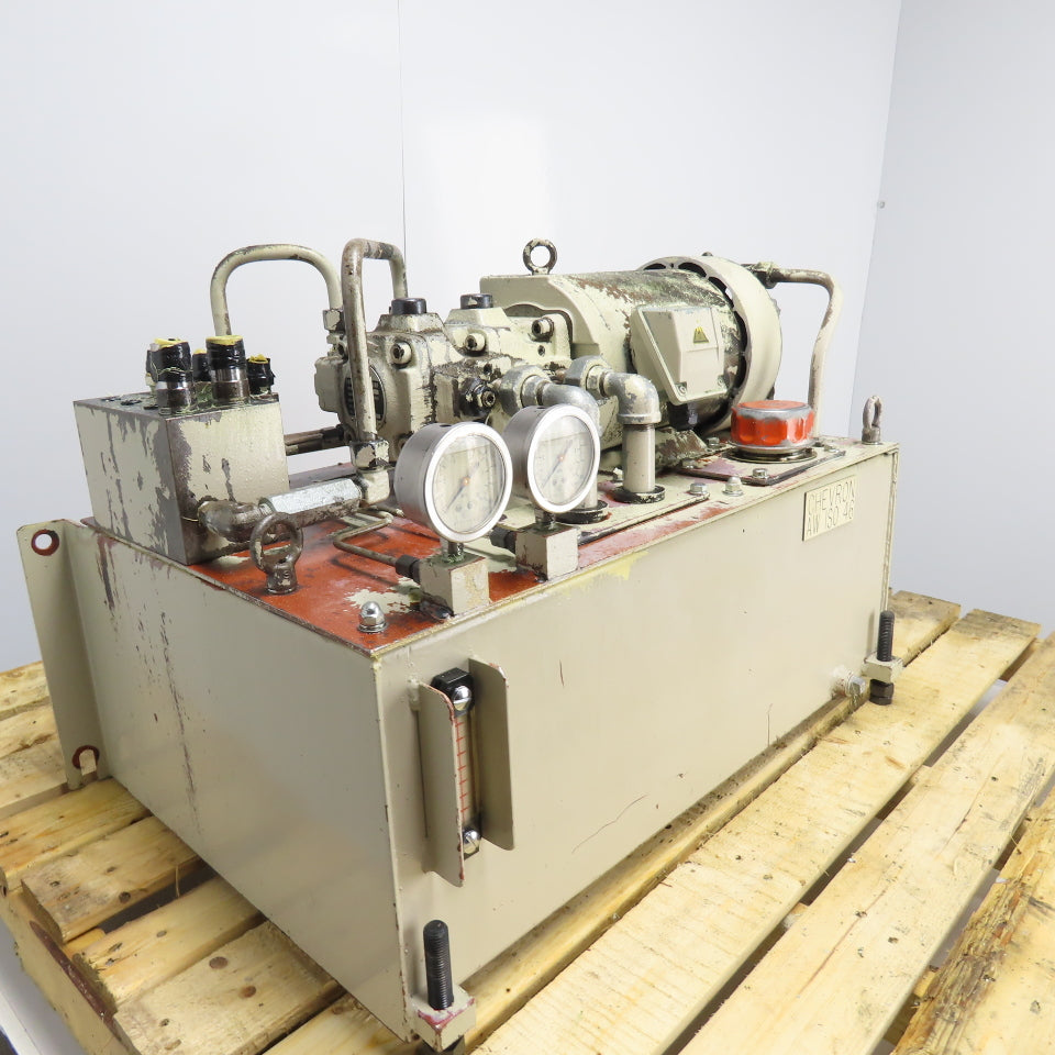 2.2KW 20 Gallon Hydraulic Power Unit 3Ph 200/220V W/ Nachi Pump 30L/min