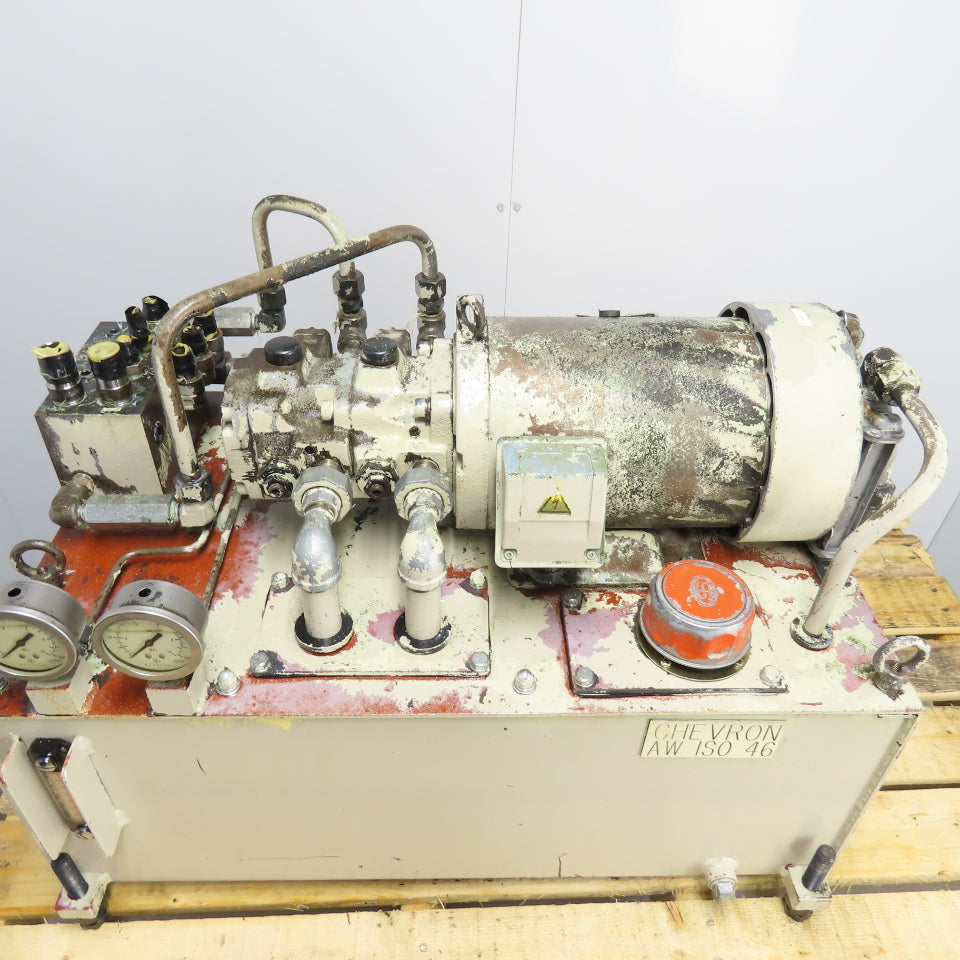 2.2KW 20 Gallon Hydraulic Power Unit 3Ph 200/220V W/ Nachi Pump 30L/min