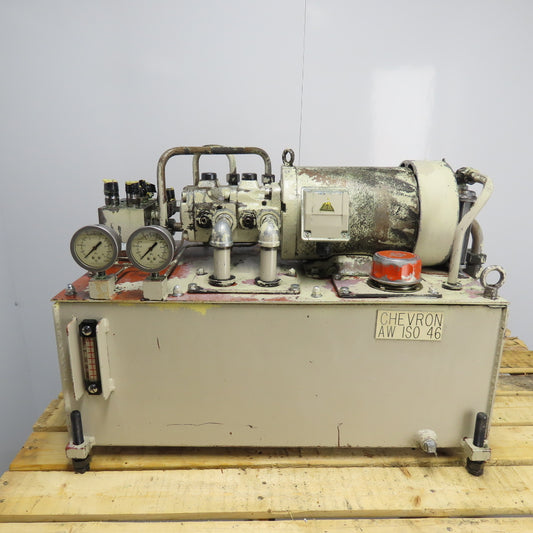 2.2KW 20 Gallon Hydraulic Power Unit 3Ph 200/220V W/ Nachi Pump 30L/min