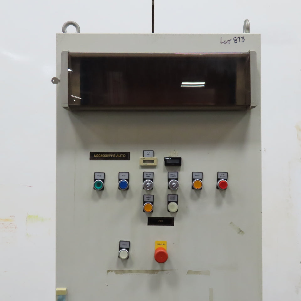 71" x 18" x 17" Free Standing Machine Control Enclosure W/ Back Plate