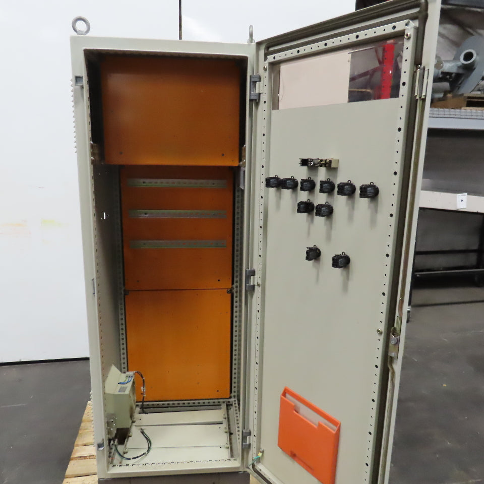 71" x 18" x 17" Free Standing Machine Control Enclosure W/ Back Plate