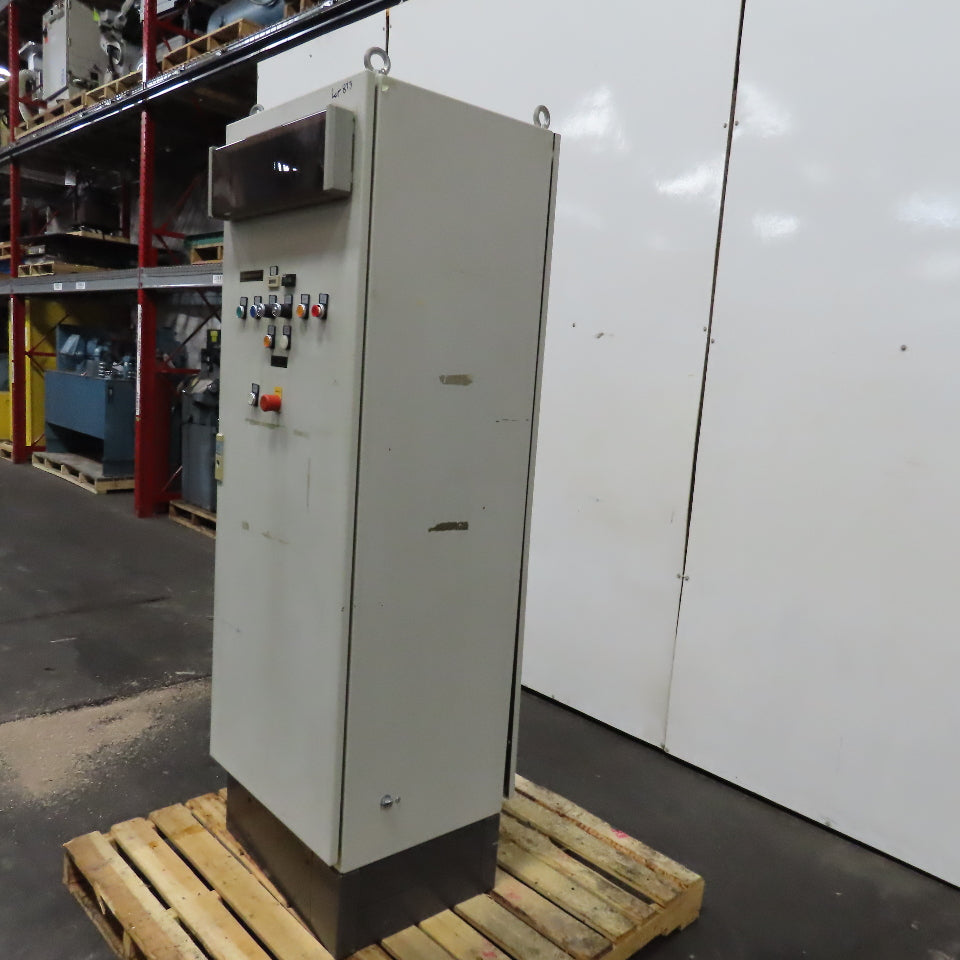 71" x 18" x 17" Free Standing Machine Control Enclosure W/ Back Plate