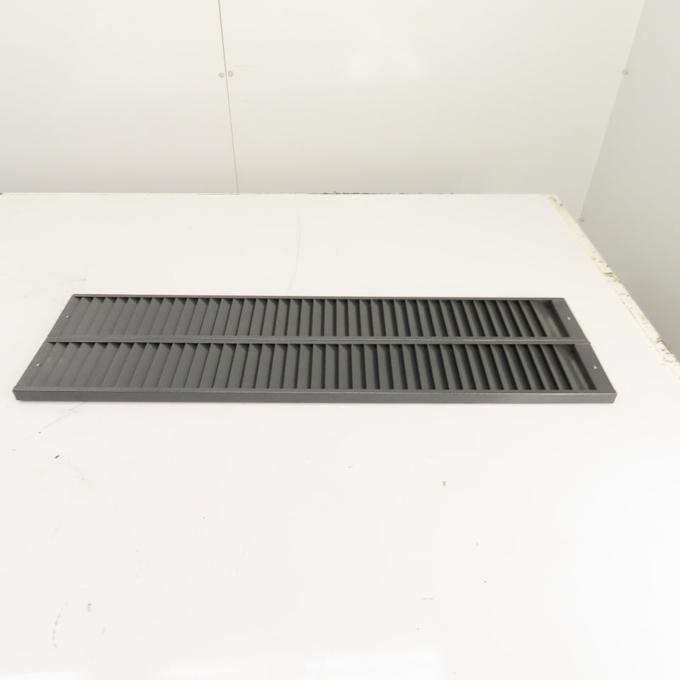 Dual Row 80 Pocket Grey Steel Wall Mount File Holder Organizer 32" H x 9" W