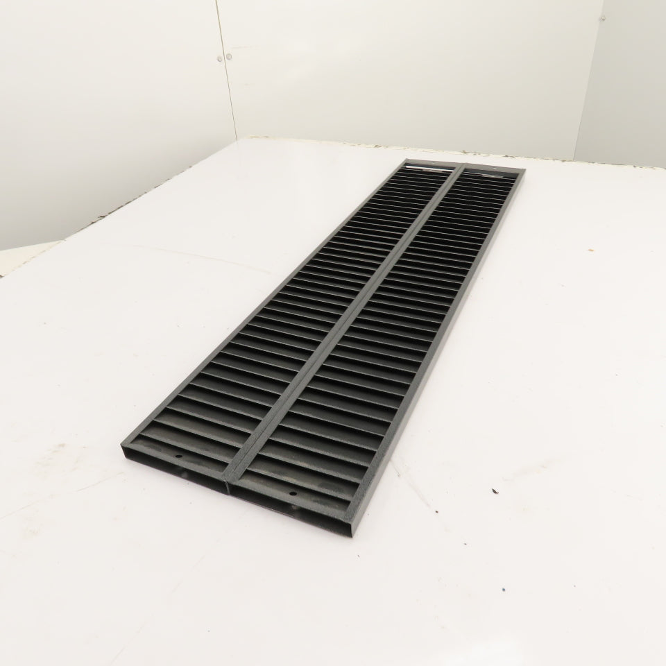 Dual Row 80 Pocket Grey Steel Wall Mount File Holder Organizer 32" H x 9" W