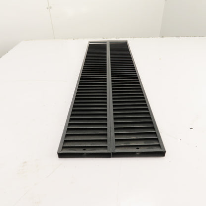 Dual Row 80 Pocket Grey Steel Wall Mount File Holder Organizer 32" H x 9" W