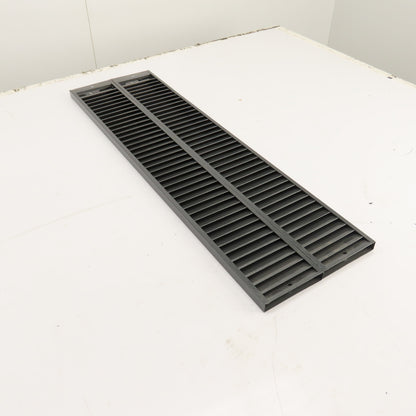 Dual Row 80 Pocket Grey Steel Wall Mount File Holder Organizer 32" H x 9" W