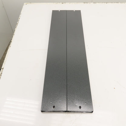 Dual Row 80 Pocket Grey Steel Wall Mount File Holder Organizer 32" H x 9" W