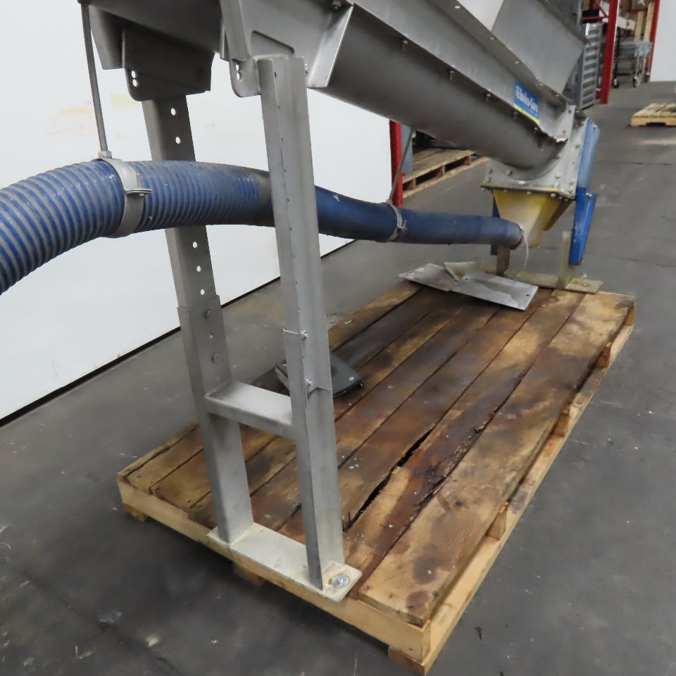 Enviro-Care Screw Conveyor Trough Frame Only Stainless Steel 5" x 127"