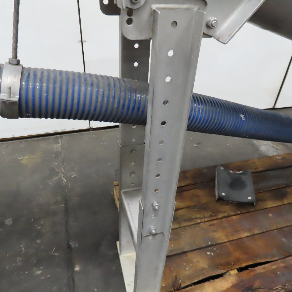 Enviro-Care Screw Conveyor Trough Frame Only Stainless Steel 5" x 127"