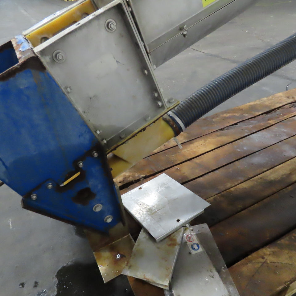 Enviro-Care Screw Conveyor Trough Frame Only Stainless Steel 5" x 127"