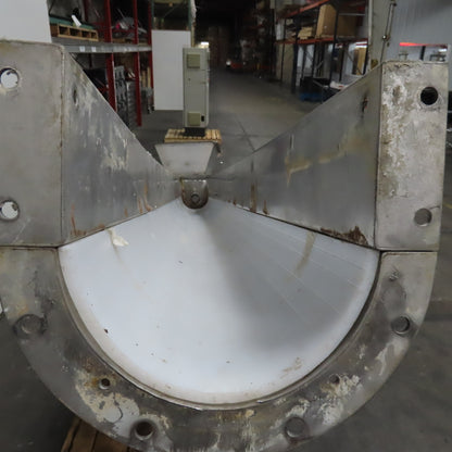 Enviro-Care Screw Conveyor Trough Frame Only Stainless Steel 5" x 127"