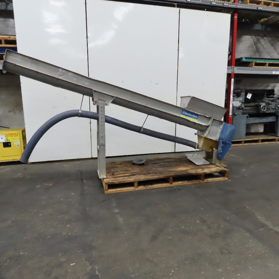 Enviro-Care Screw Conveyor Trough Frame Only Stainless Steel 5" x 127"