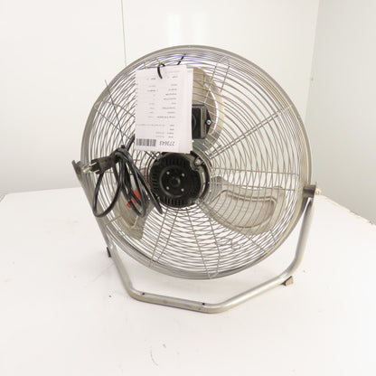 Pro-Source FE2-45ADO 18" Low Stand Floor Fan 3-Speed 120V 1.15A