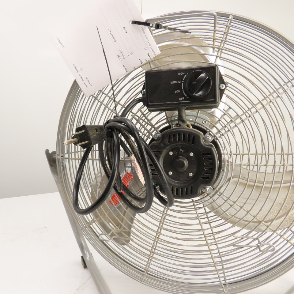 Pro-Source FE2-45ADO 18" Low Stand Floor Fan 3-Speed 120V 1.15A