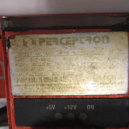 Perceptron 917-3007 Digital 2 TriCam Surface Sensor Rev 1 W/(2) 515-0095 Trilite