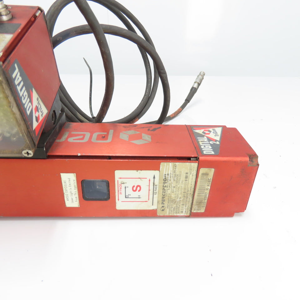 Perceptron 917-3007 Digital 2 TriCam Surface Sensor Rev 1 W/(2) 515-0095 Trilite
