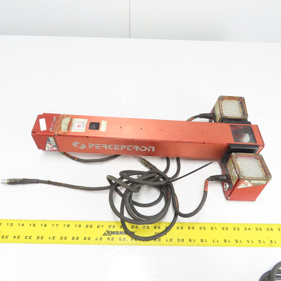 Perceptron 917-3019 Digital 2 TriCam Surface Sensor Rev 1 W/(2) 515-0095 Trilite