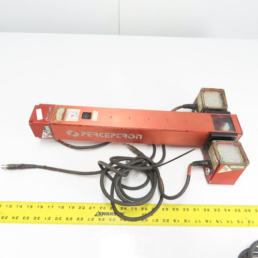 Perceptron 917-3019 Digital 2 TriCam Surface Sensor Rev 1 W/(2) 515-0095 Trilite