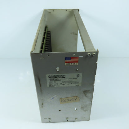 Cincinnati Milacron 3-424-2076A Industrial Card Cage Backplane Chassis 115V