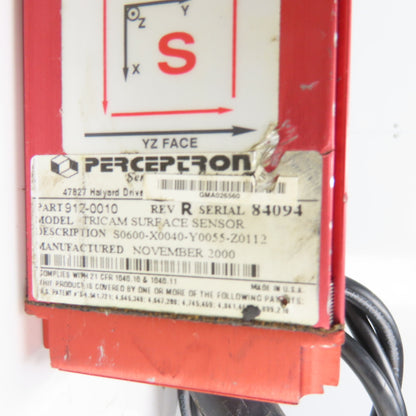 Perceptron 912-0010 TriCam Surface Sensor Rev R