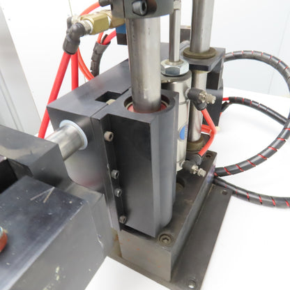 TDL Tool Single Head Pneumatic Drill Unit 3-5/8" Reach 1-5/8" Down Stroke