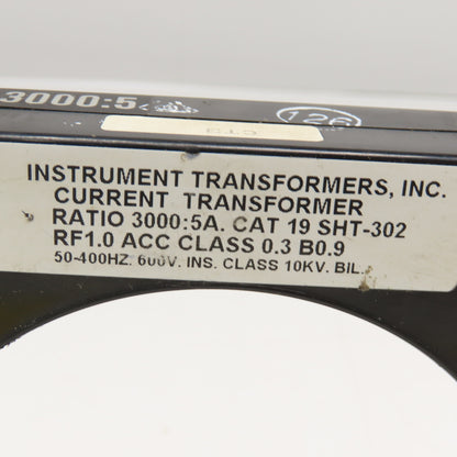 Instrument Transformer 19 SHT-301 3000:5A Current Transformer 50-400Hz