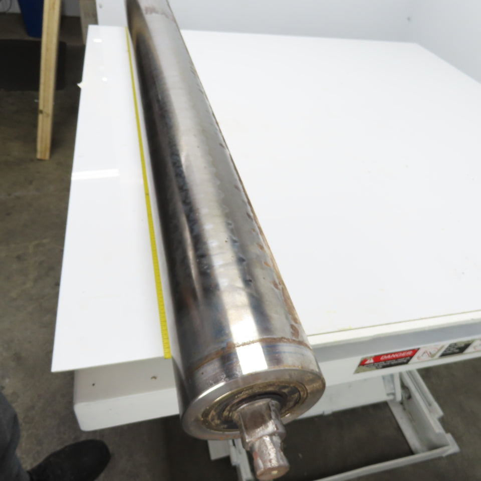 5-1/2" OD x 54-7/8" Face Gravity Roller Conveyor 57-1/8" OAL