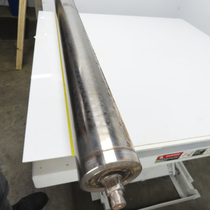 5-1/2" OD x 54-7/8" Face Gravity Roller Conveyor 57-1/8" OAL