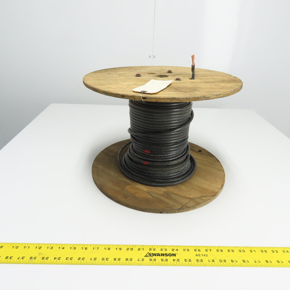 Essex 3AWG THHN/THWN/MTW Black Strand Copper Wire 600V 145'