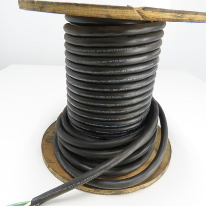 CCI Seoprene 12AWG 3/C Black Strand Copper Wire Water Resistant 600V 116'
