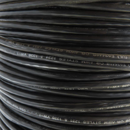 Essex 8AWG MTW/AWM Black Strand Copper Wire 600V 900'
