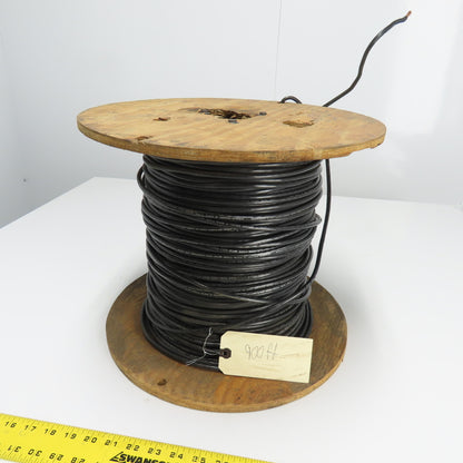 Essex 8AWG MTW/AWM Black Strand Copper Wire 600V 900'