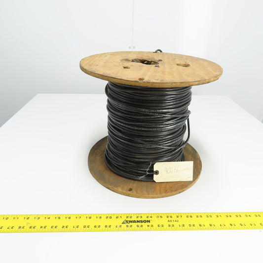 Essex 8AWG MTW/AWM Black Strand Copper Wire 600V 900'
