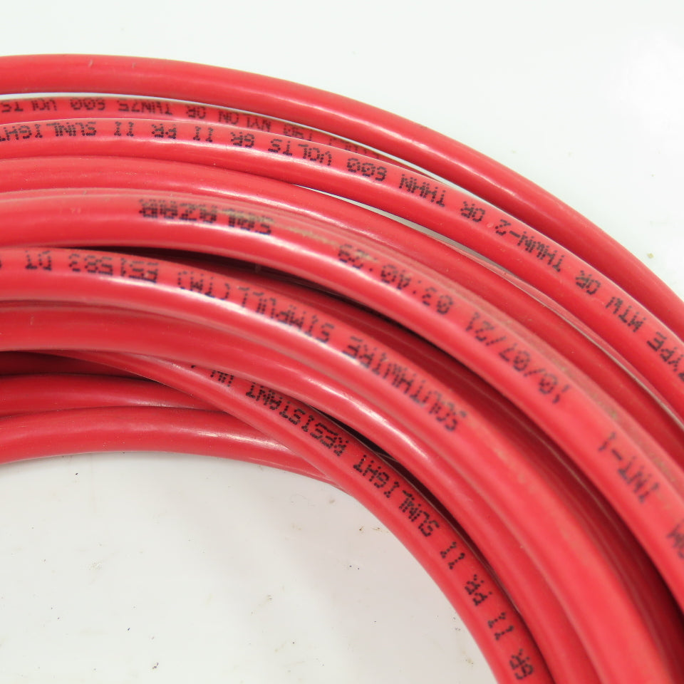 Southwire 6AWG MTW/THHN/THWN-2 Red Strand Copper Wire 600V 33'