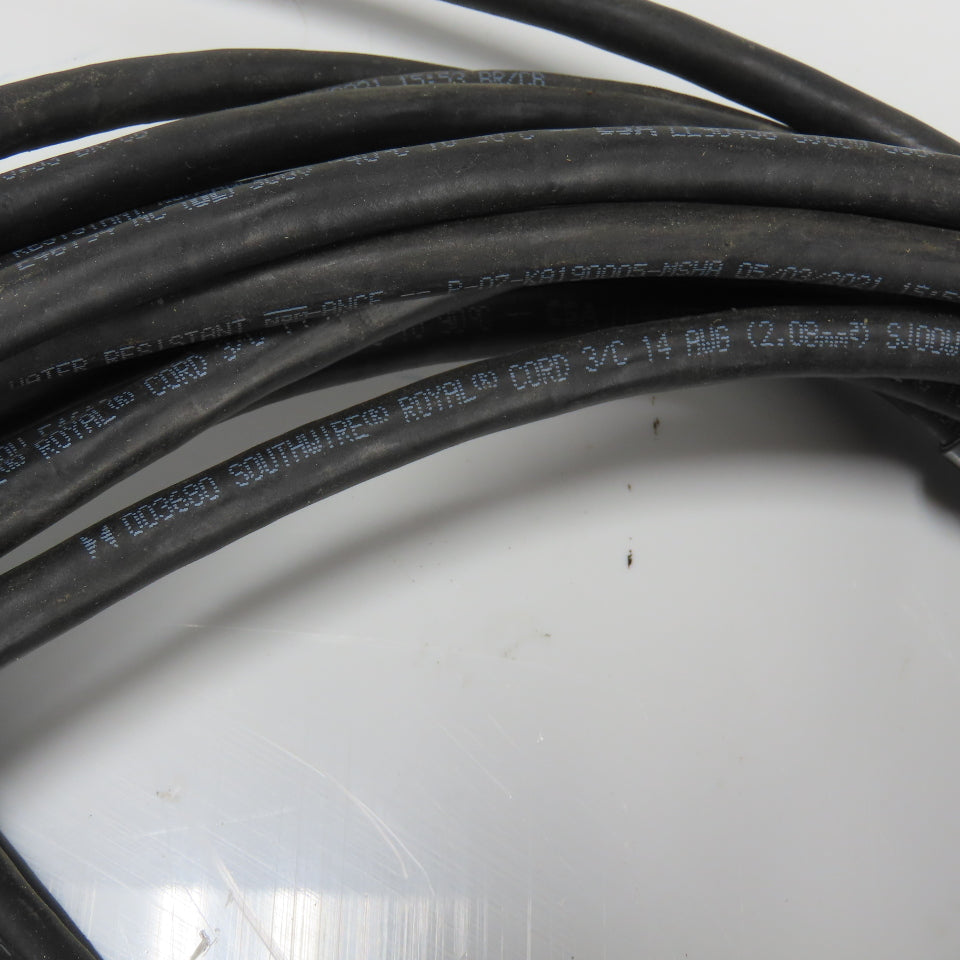 Southwire 14AWG 3/C Black Strand Copper Wire Water Resistant 300V 45'