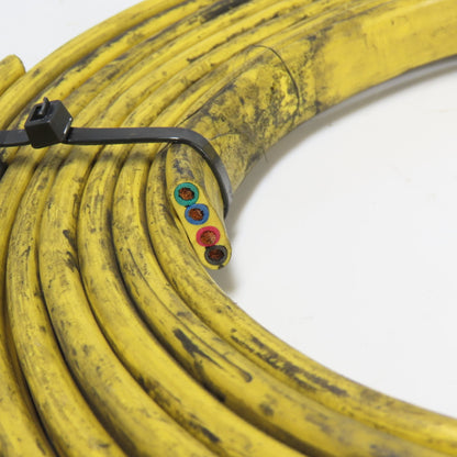 Duct-O-Wire 10AWG 4/C Yellow Stranded Copper Outdoor Flat Wire 600V 22'