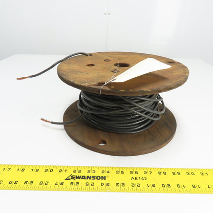 8AWG THHN/THWN/MTW Black Strand Copper Wire 600V 60'