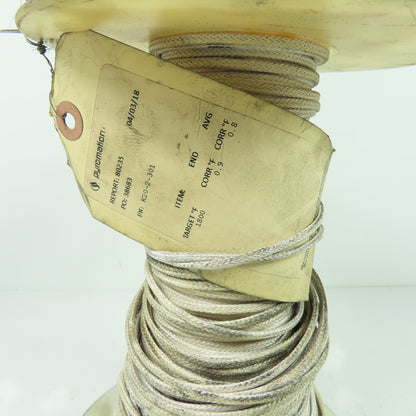 Pyromation K20-2-301 20AWG Thermocouple Wire White Solid 2-Wire 2LBS