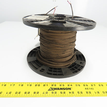 Pyromation K20-2-321 20AWG Thermocouple Wire Brown Solid 2-Wire 8LBS