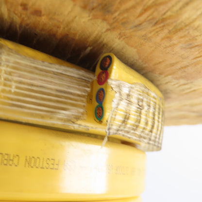 Duct-O-Wire 10AWG 4/C Yellow Stranded Copper Outdoor Flat Wire 600V 165'