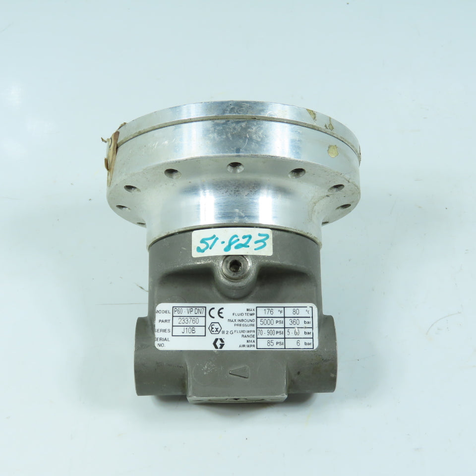 Graco P60-VPDN7 233760 High Pressure Regulator Series J10B