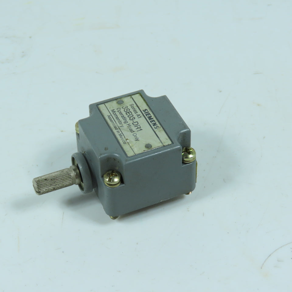 Siemens 3SE03-DR1 Series A1 Momentary Operating Head Only