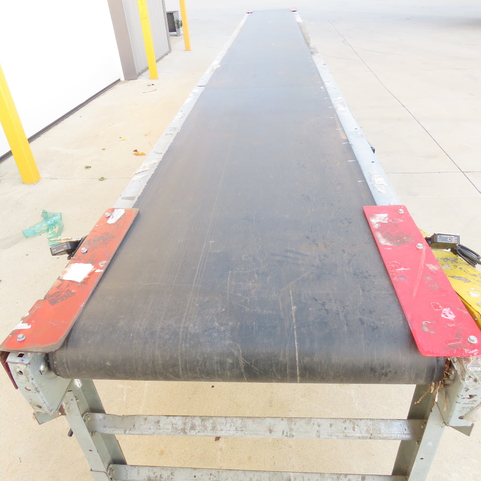 24" x 22' Slide Bed Conveyor Adjustable Speed 0-28FPM 115V 1Ph