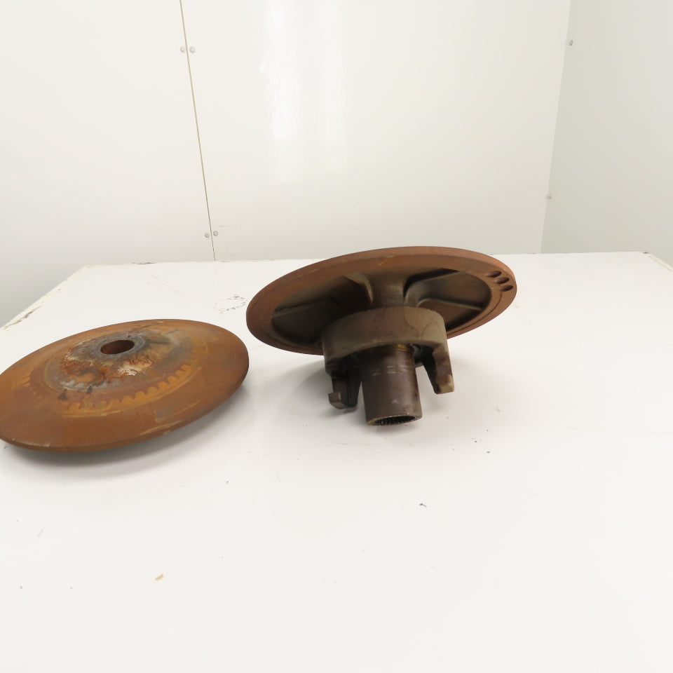 1-Groove Variable Speed Sheave Pulley 1-5/8" Bore 13" OD